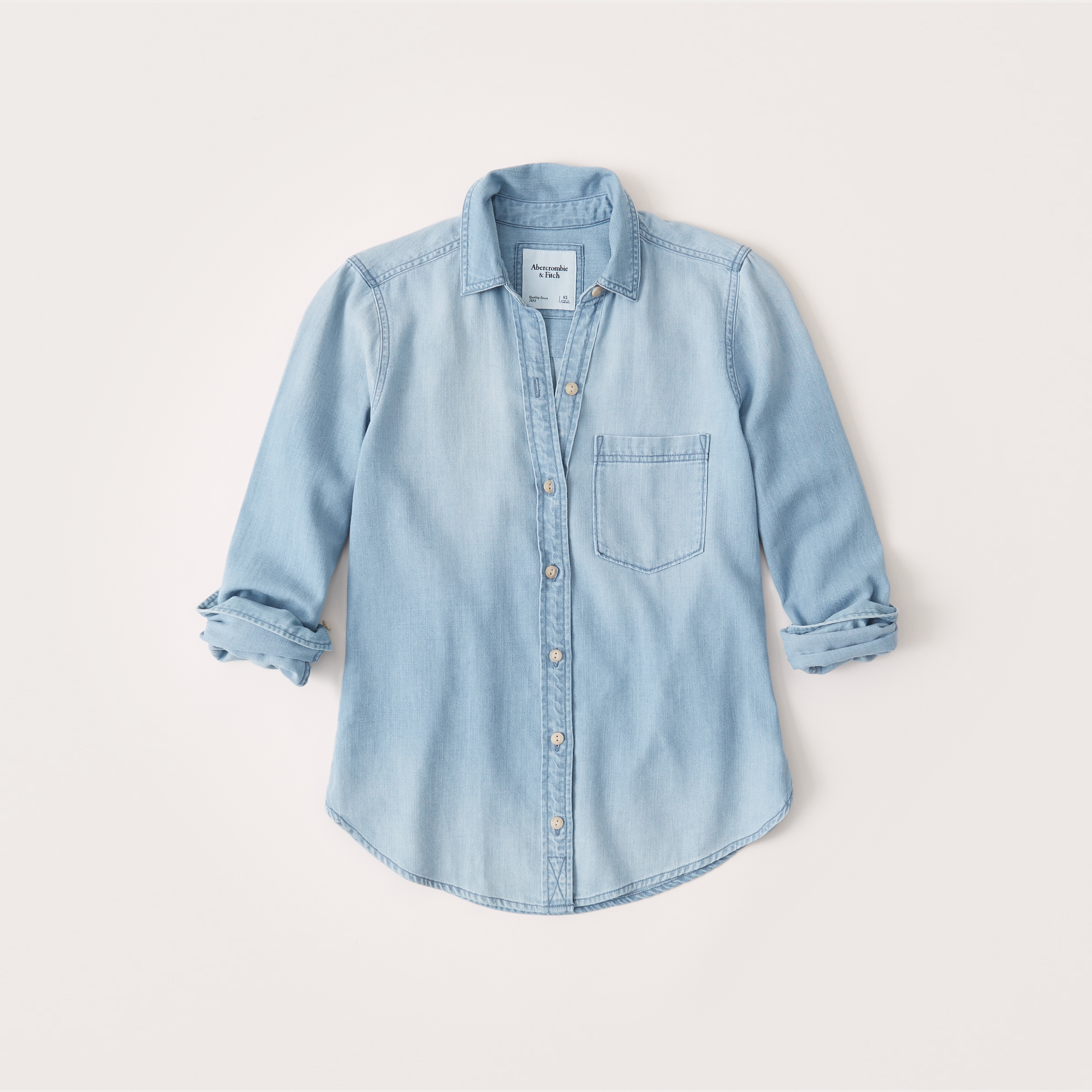 slim fit chambray shirt womens