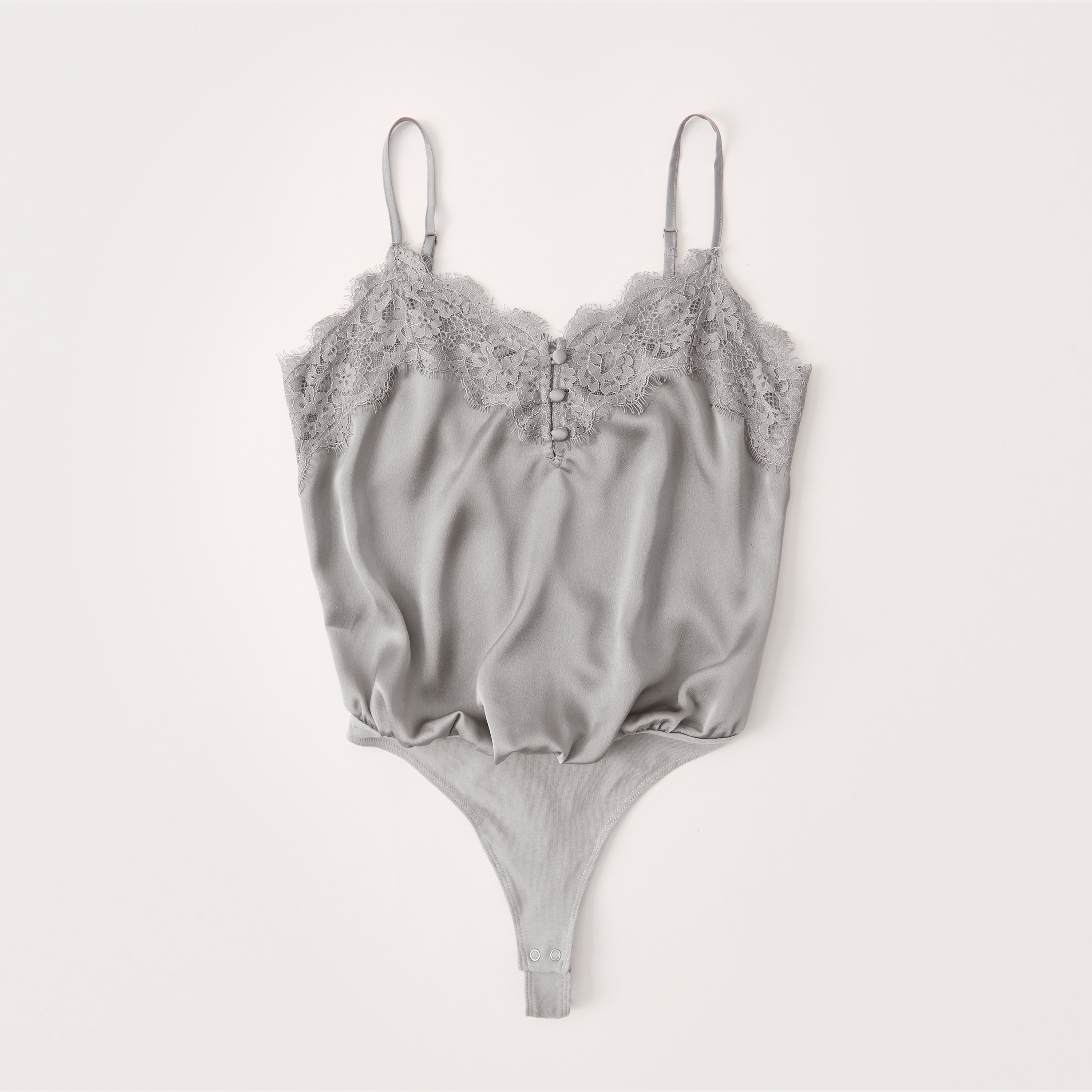 satin lace bodysuit