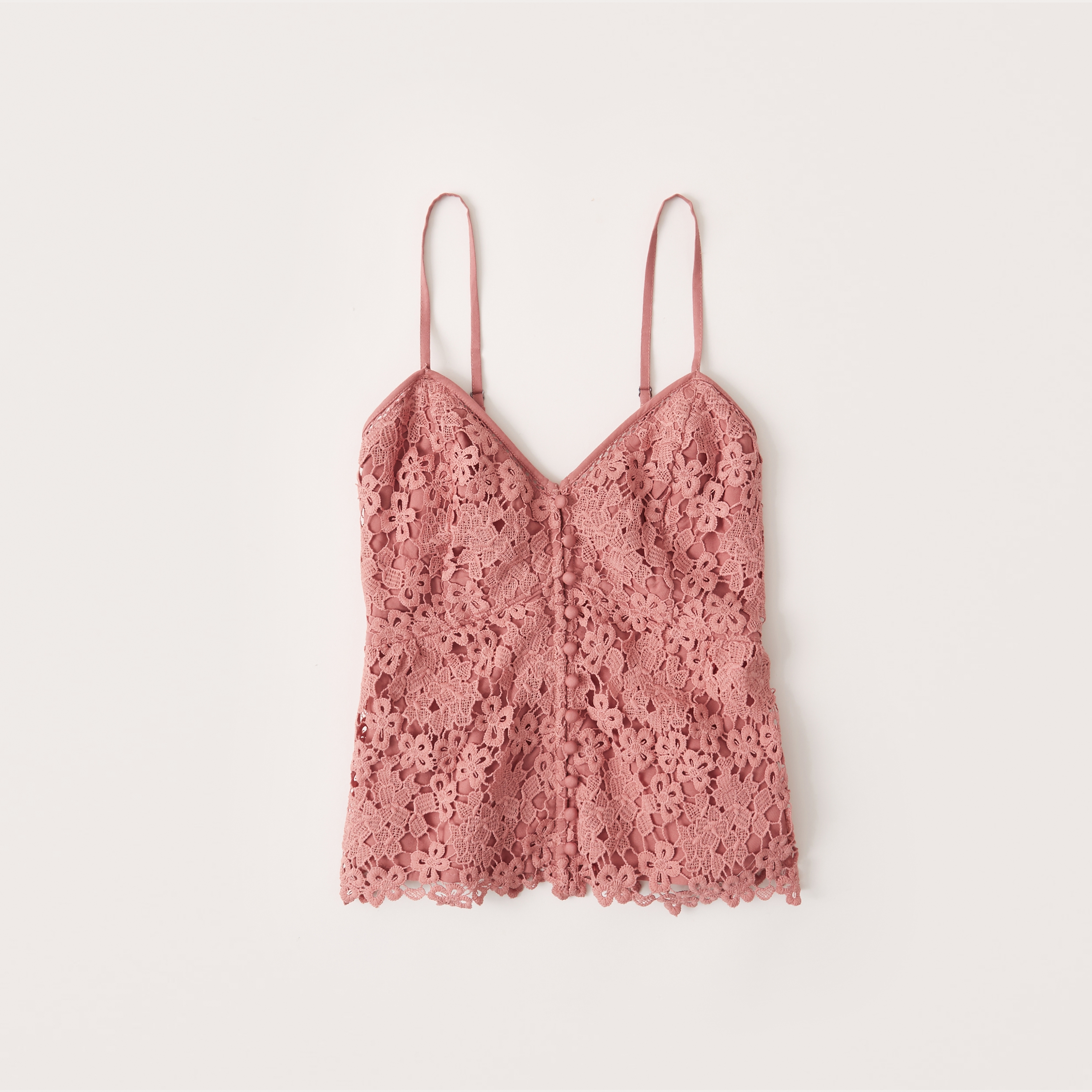 abercrombie lace peplum cami