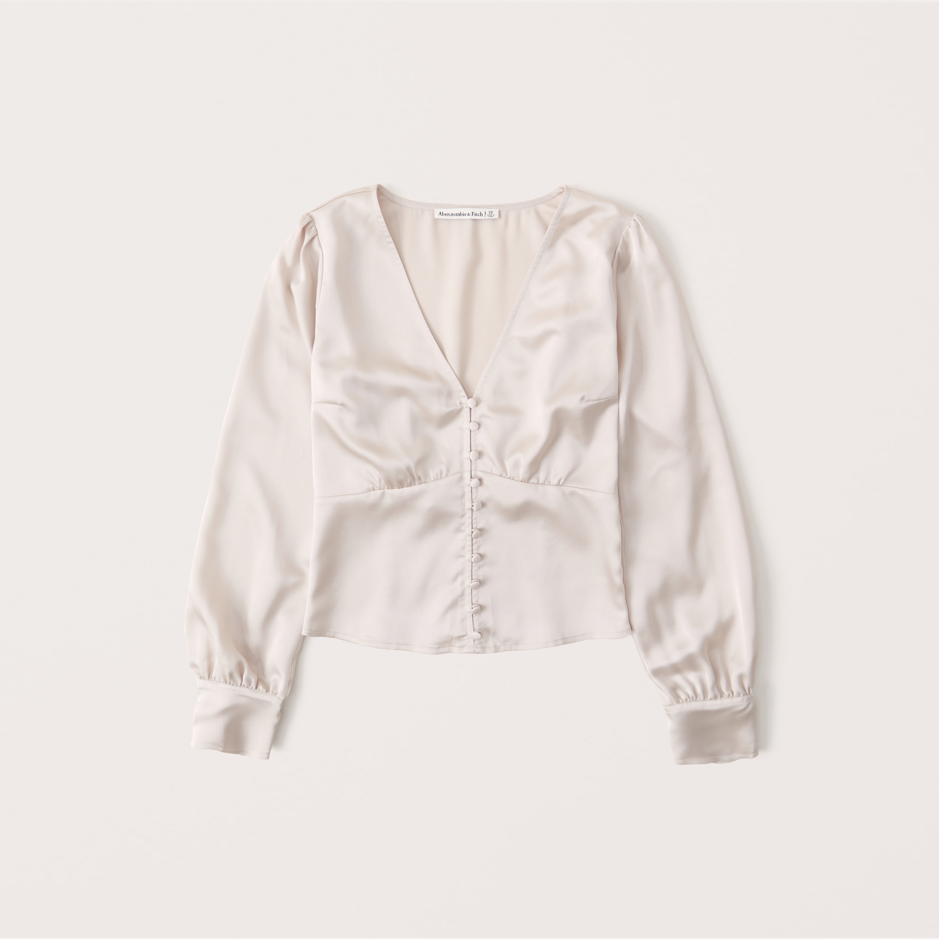 satin blouse button up