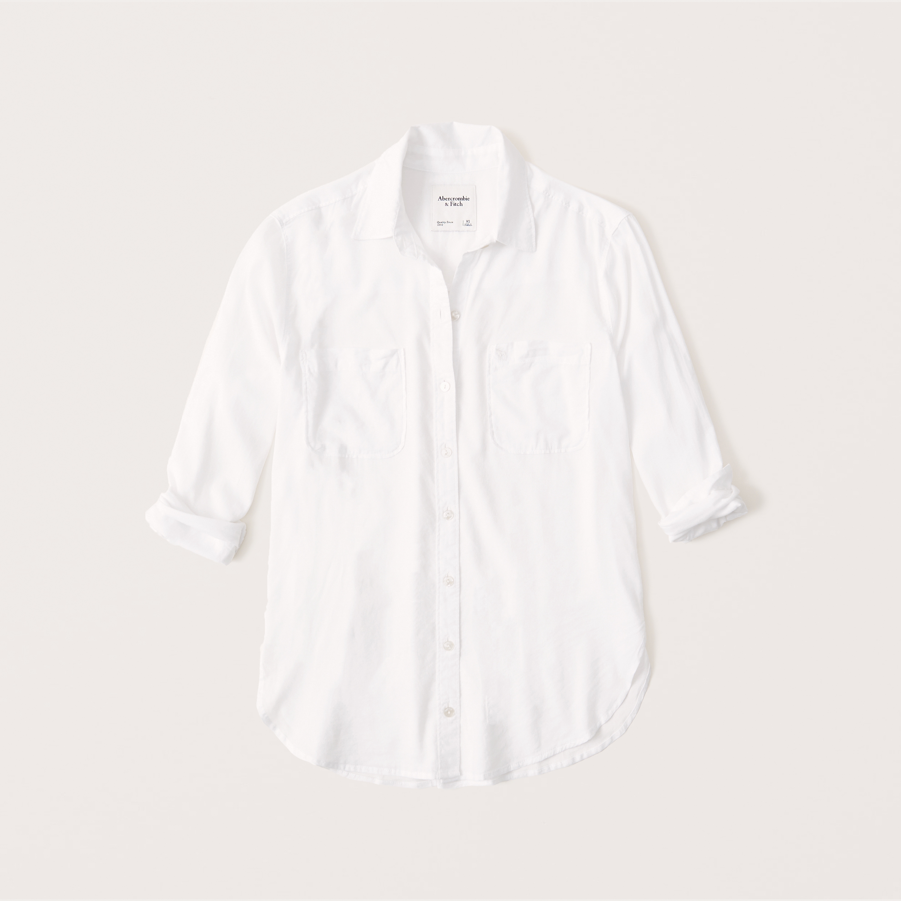 camisa blanca abercrombie
