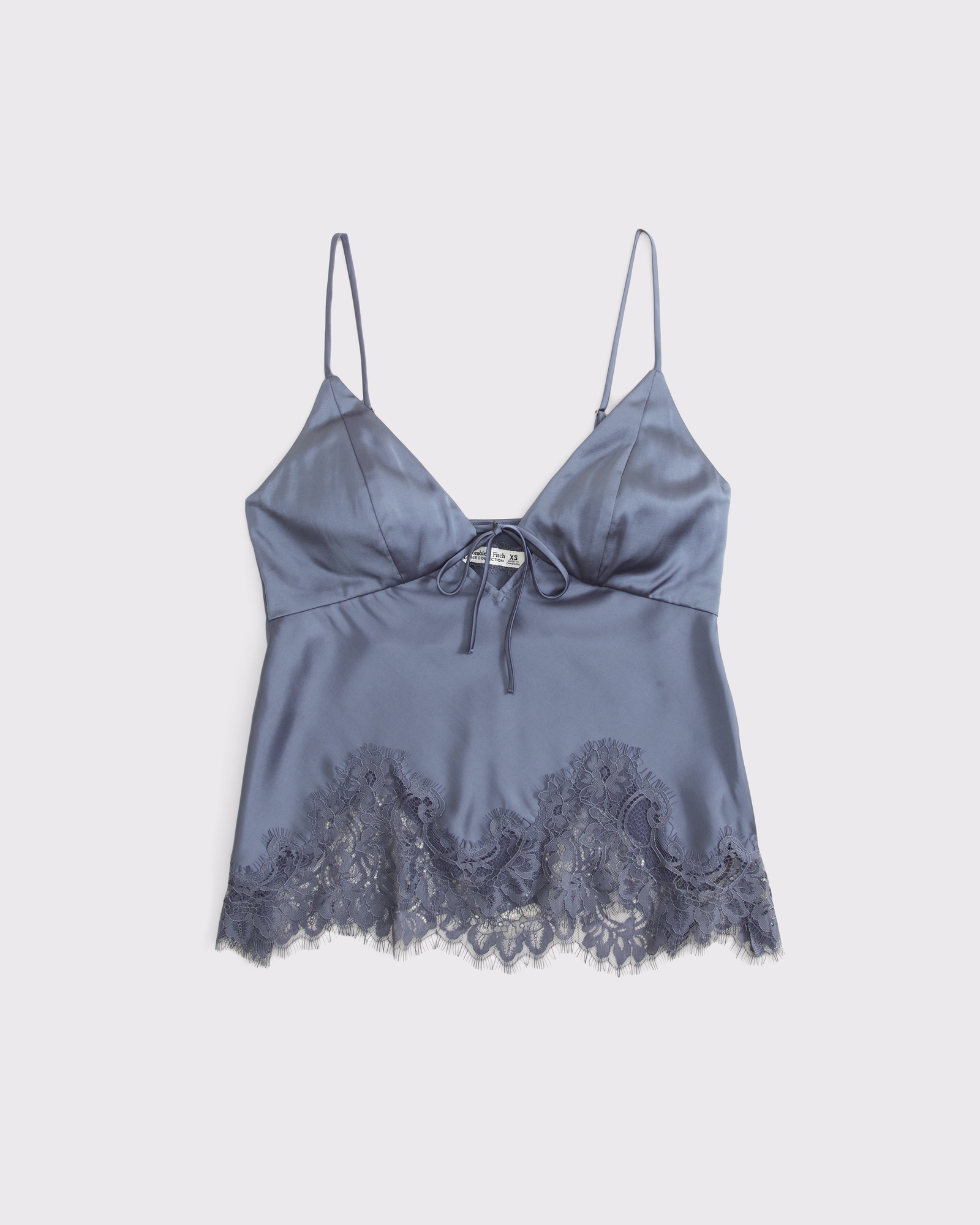 Women's Bra-Free Bella Lace-Trim Satin Cami | Women's Tops