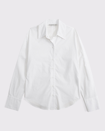 100% Cotton Cinched Poplin Shirt