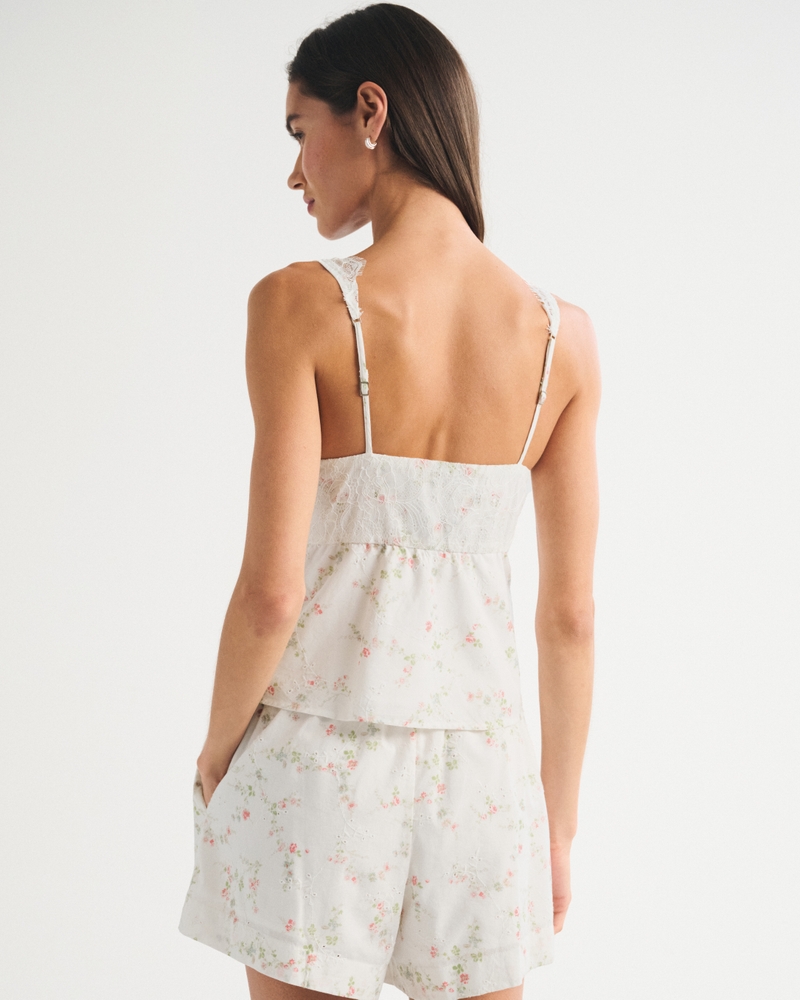 A&F Bella Bra-Free Linen-Cotton Cami - thumbnail 4