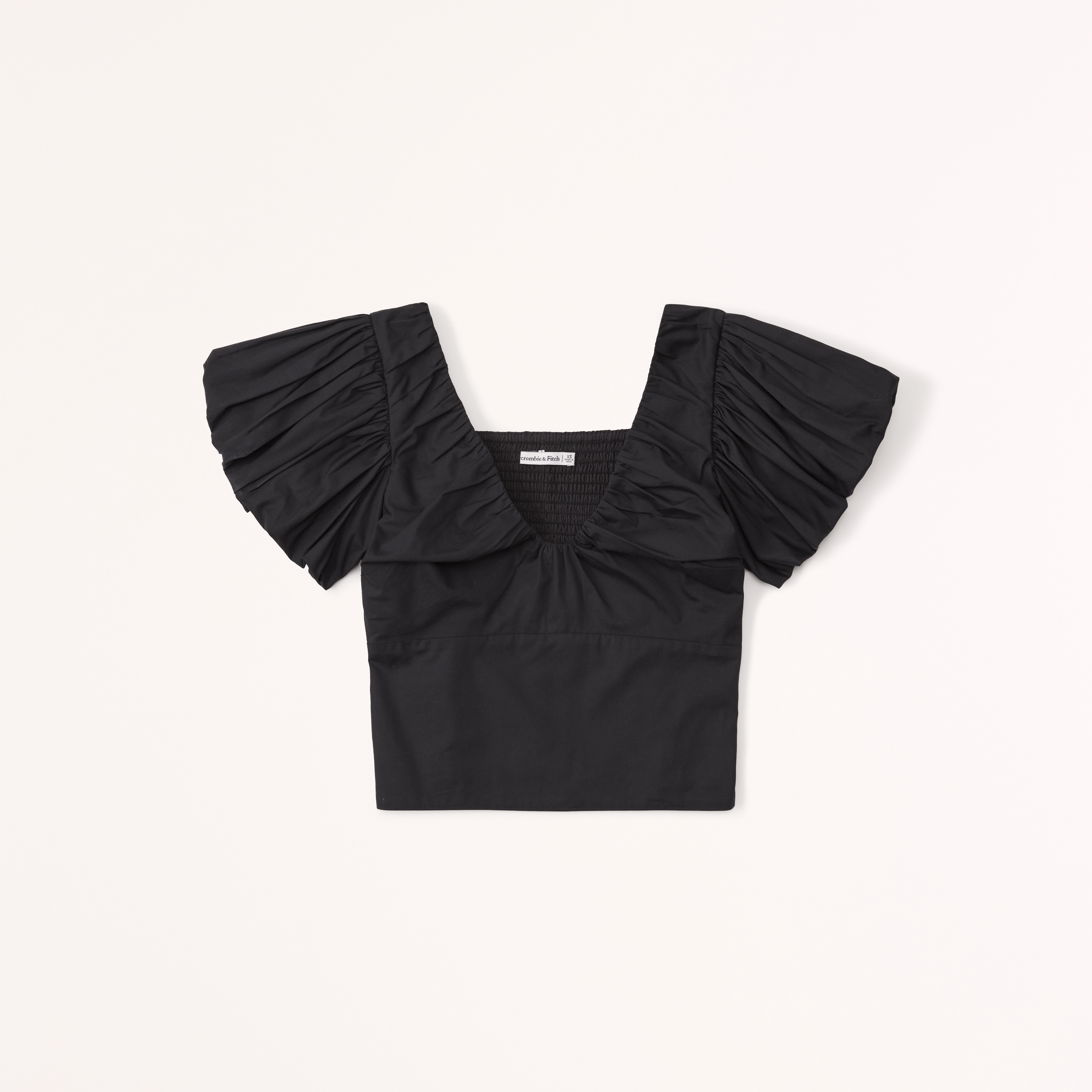 Women's Drama Puff Sleeve Poplin Top | Women's Clearance