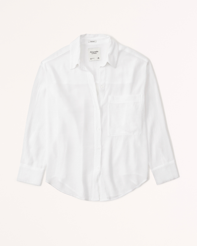 abercrombie and fitch white shirt