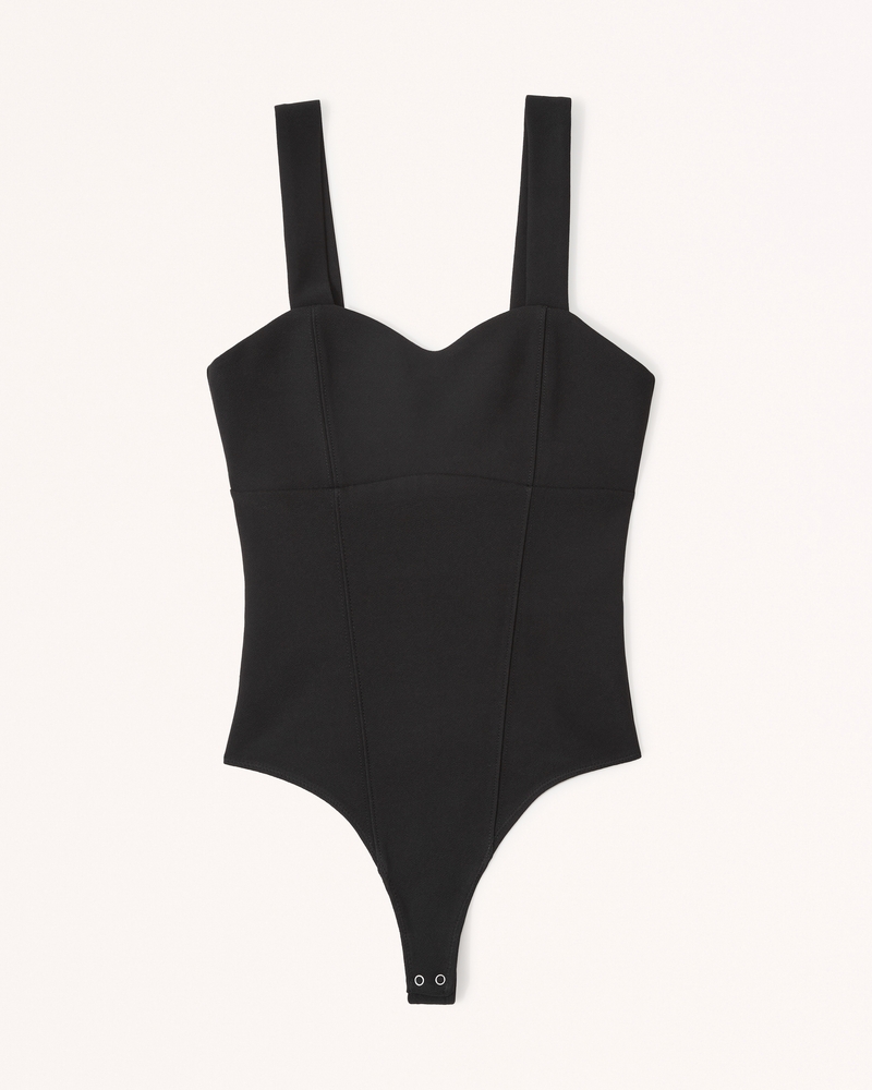 Women's Crepe Sweetheart Bodysuit  Women's 25% Off Select Styles