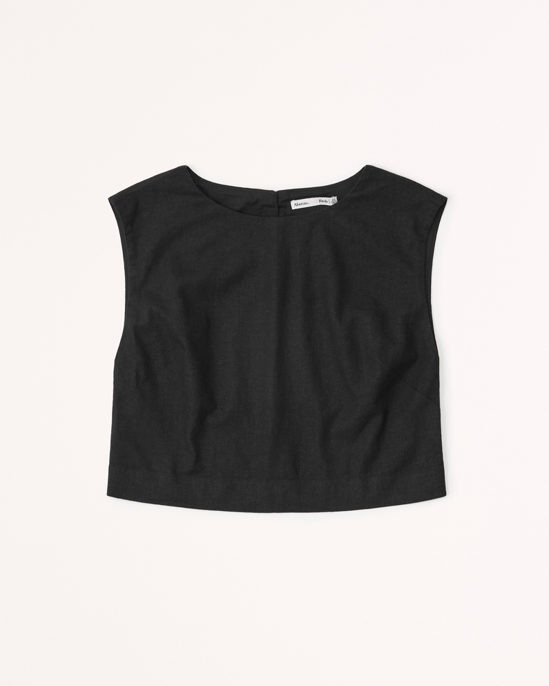 Women's LinenBlend Shell Set Top Women's Clearance