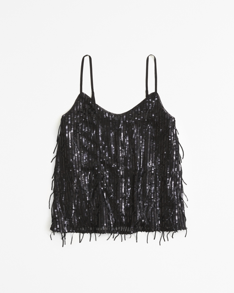 abercrombie sequin top