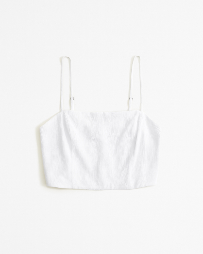 Square Neck Cheesecloth Top