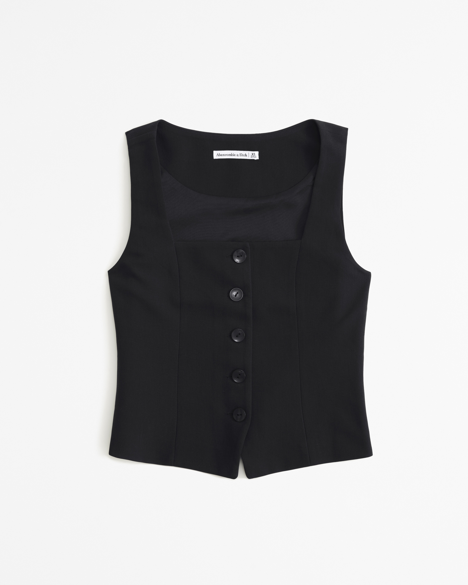The A&F Mara Tailored Vest Squareneck Set Top