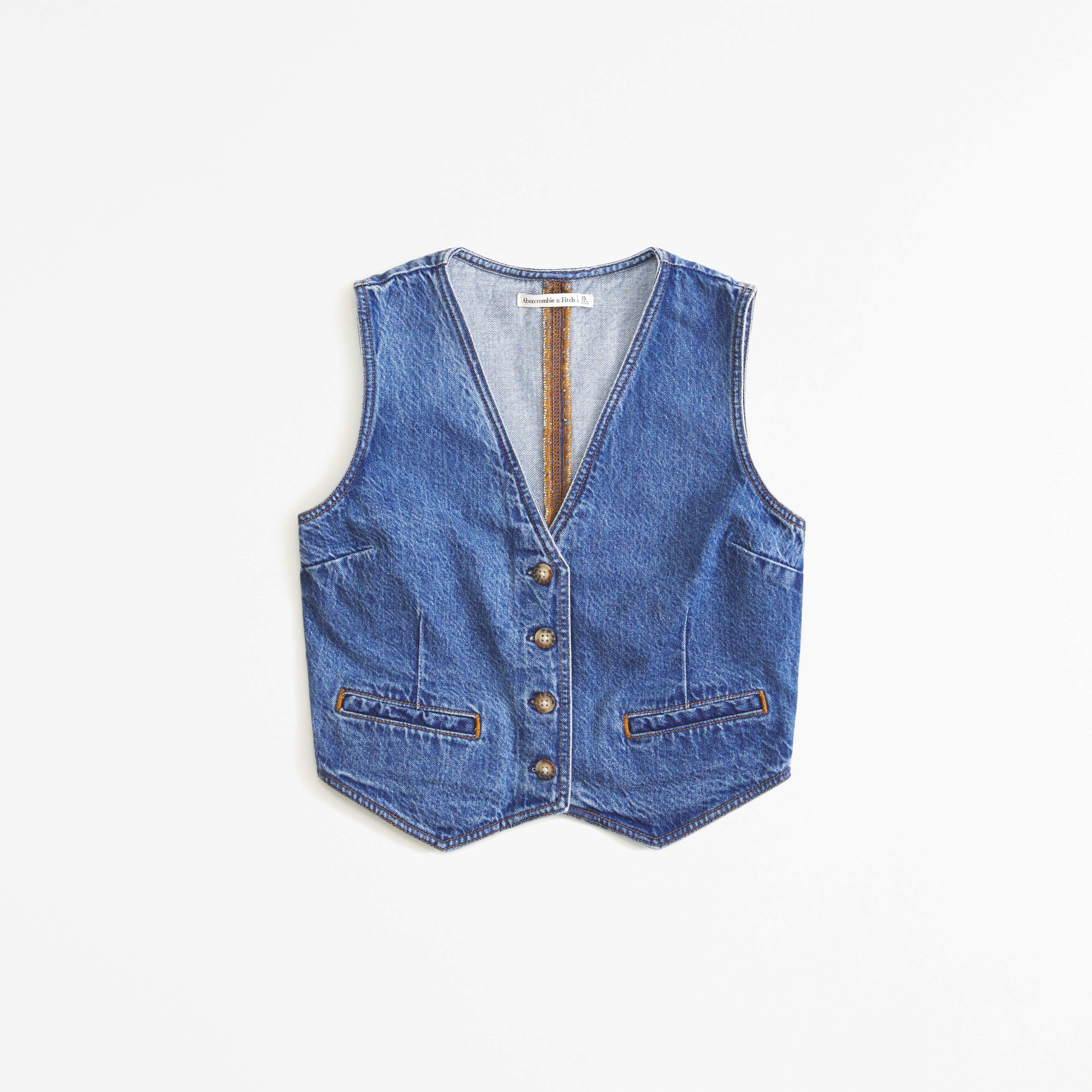 Womens sales denim vest