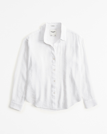 Camisa blanca abercrombie shop