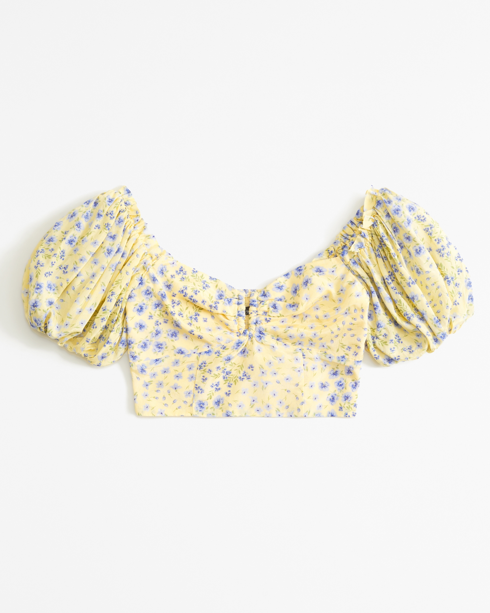 Drama Puff Sleeve Sweetheart Set Top