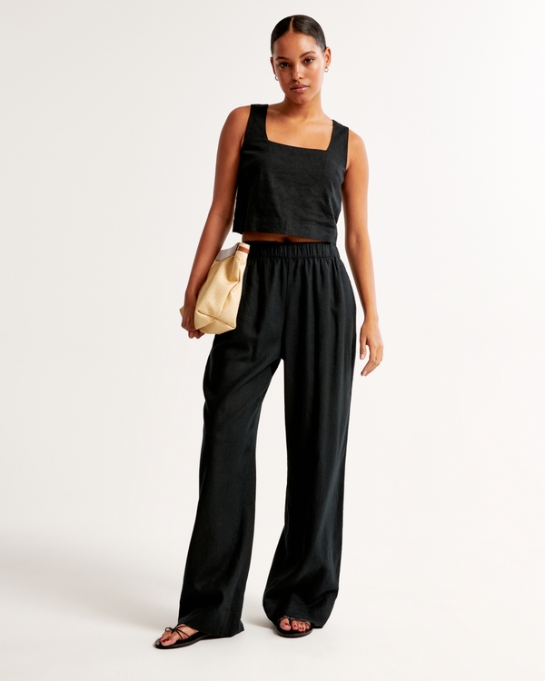 High-Neck Tailored Top