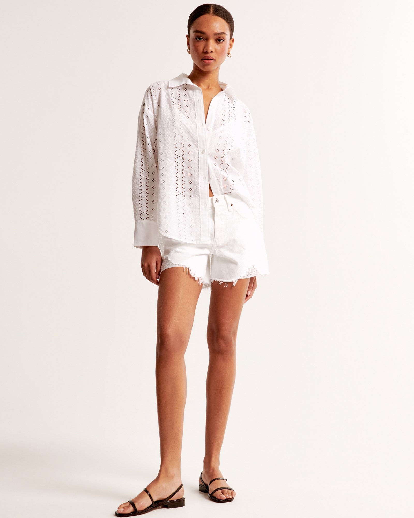 Oversized Embroidered Shirt