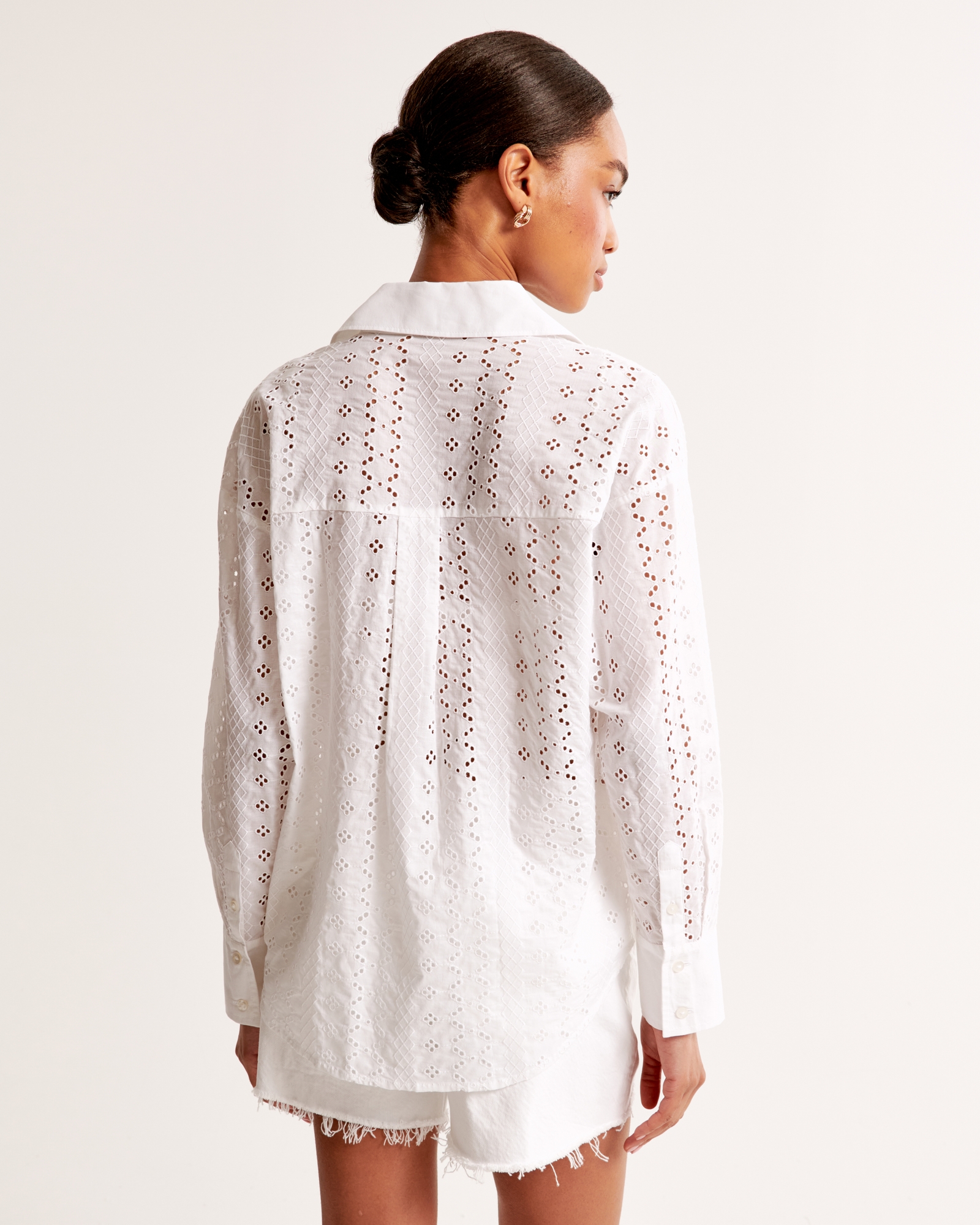 Oversized Embroidered Shirt