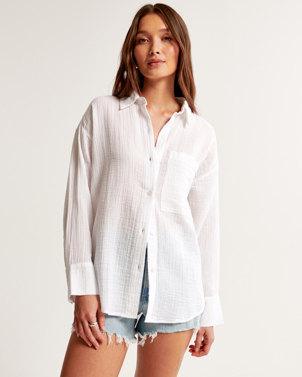 Oversized Gauzy Shirt