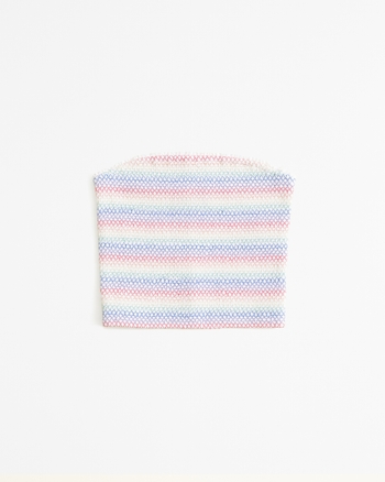 Pride Strapless Smocked Set Top