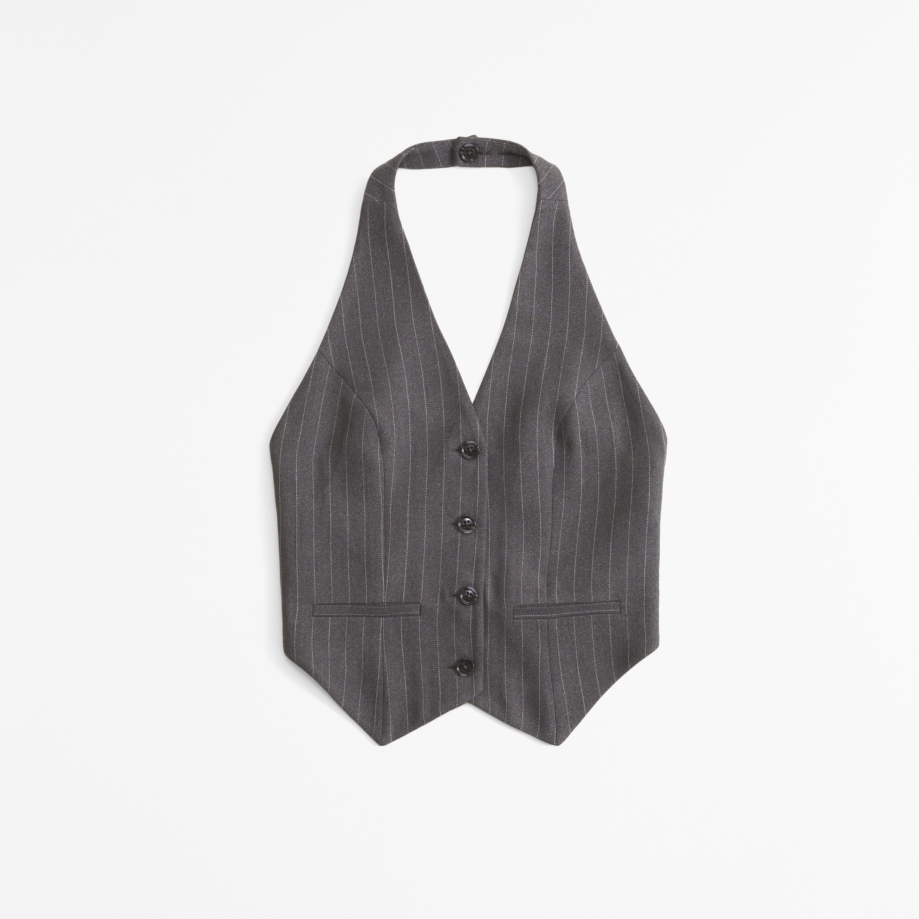 black halter vest