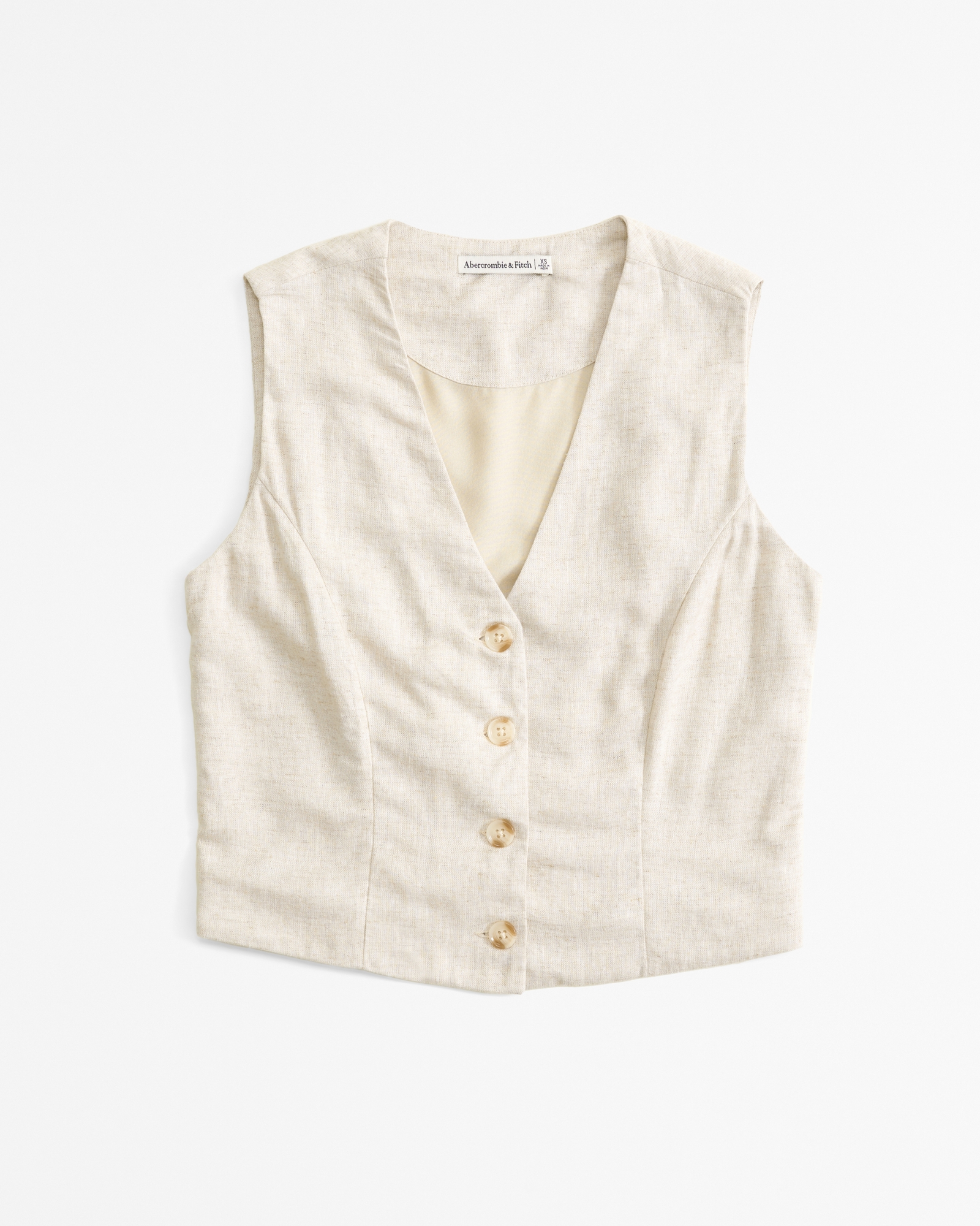 The A&F Mara Linen-Blend Vest