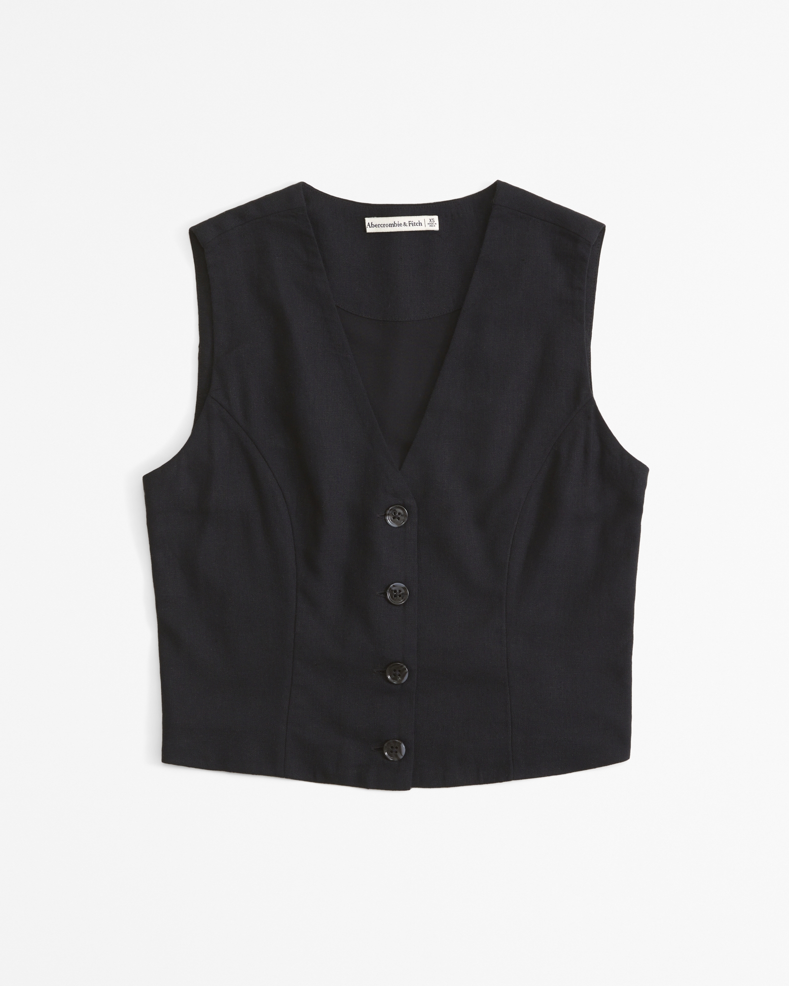 The A&F Mara Linen-Blend Vest