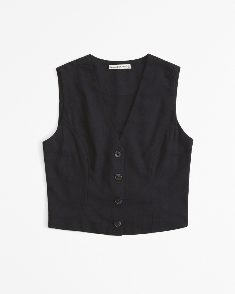 The A F Mara Linen Blend Vest