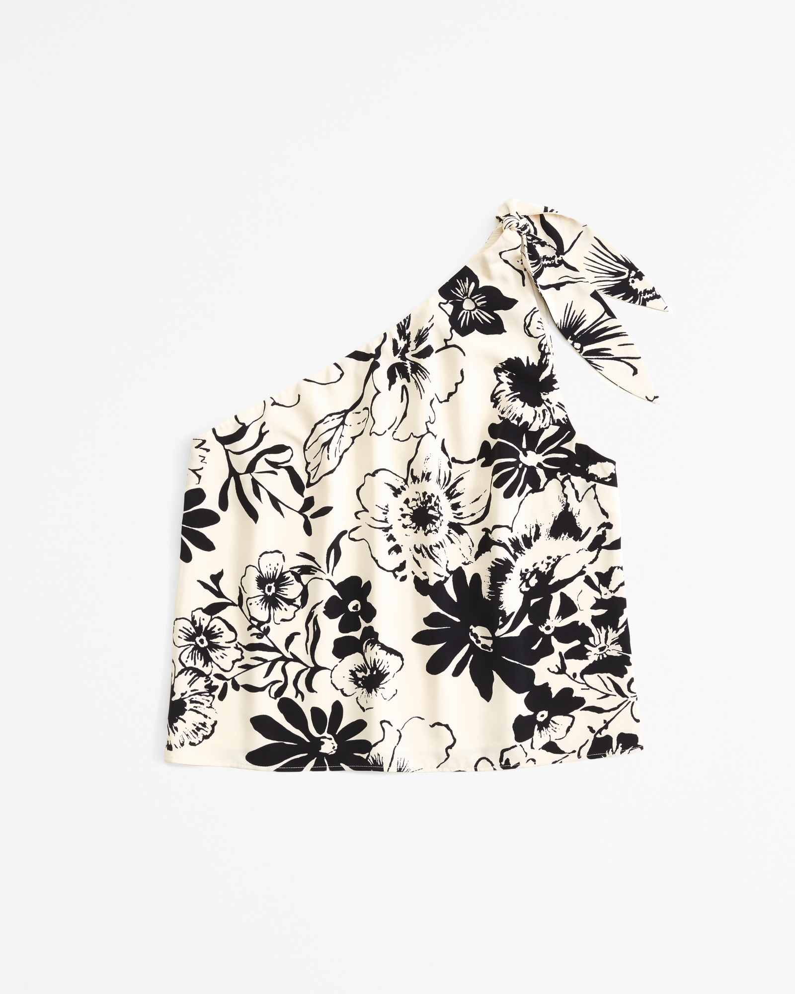 Asymmetrical Satin Set Top