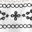 blanc à motif