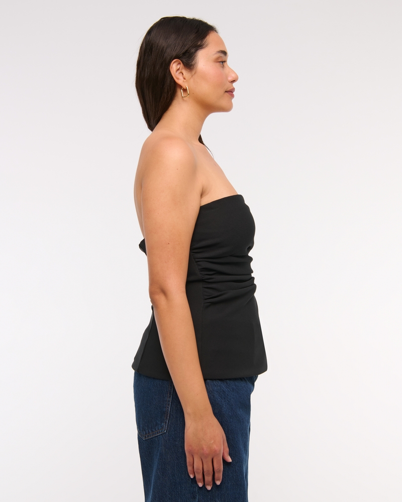 Strapless Ruched Top