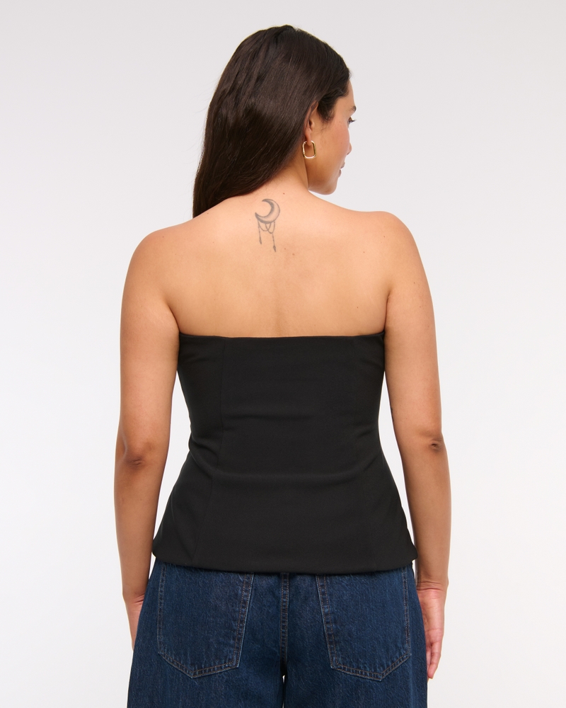 Strapless Ruched Top