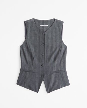 High neck vest women's top