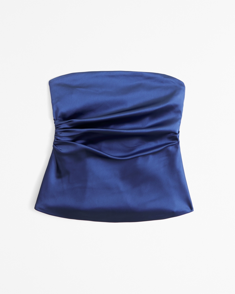 Women's Long-Length Satin Tube Top | Women's Clearance
