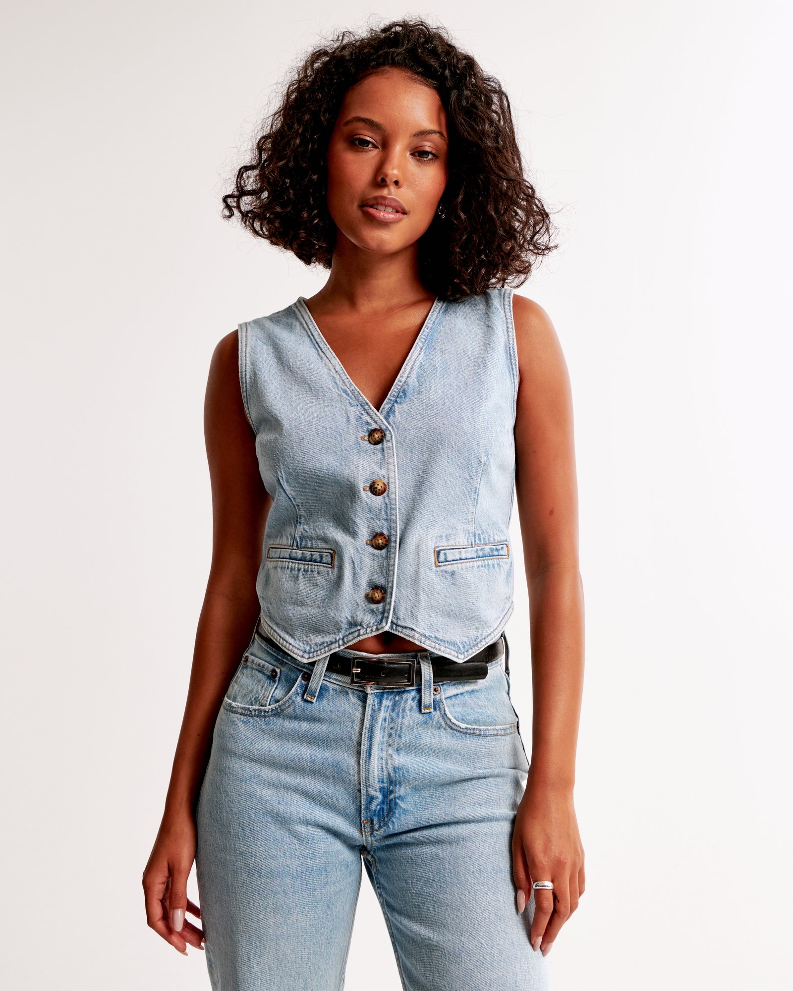 The A&F Mara Denim Vest