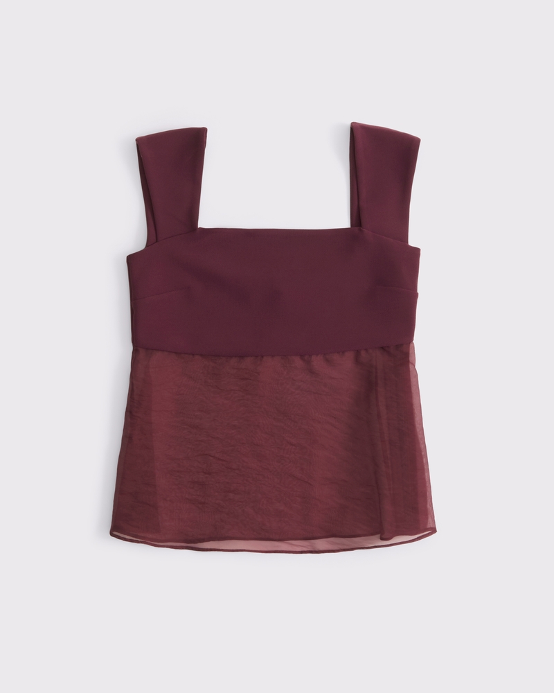 Sheer Babydoll Top