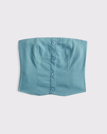 Strapless Cropped Vest Top from Abercrombie & Fitch - $26.99