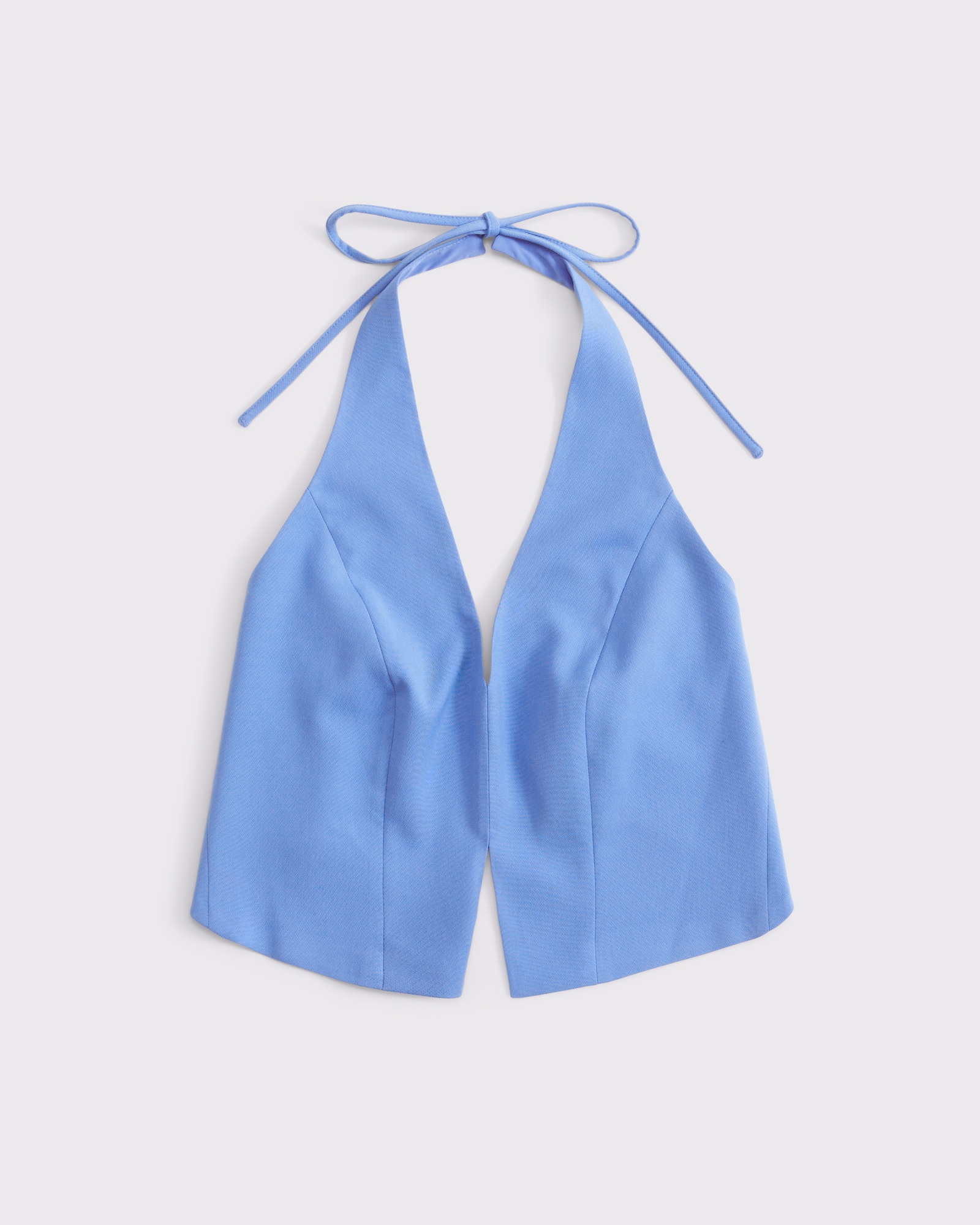 Clean Front Tailored Halter Top