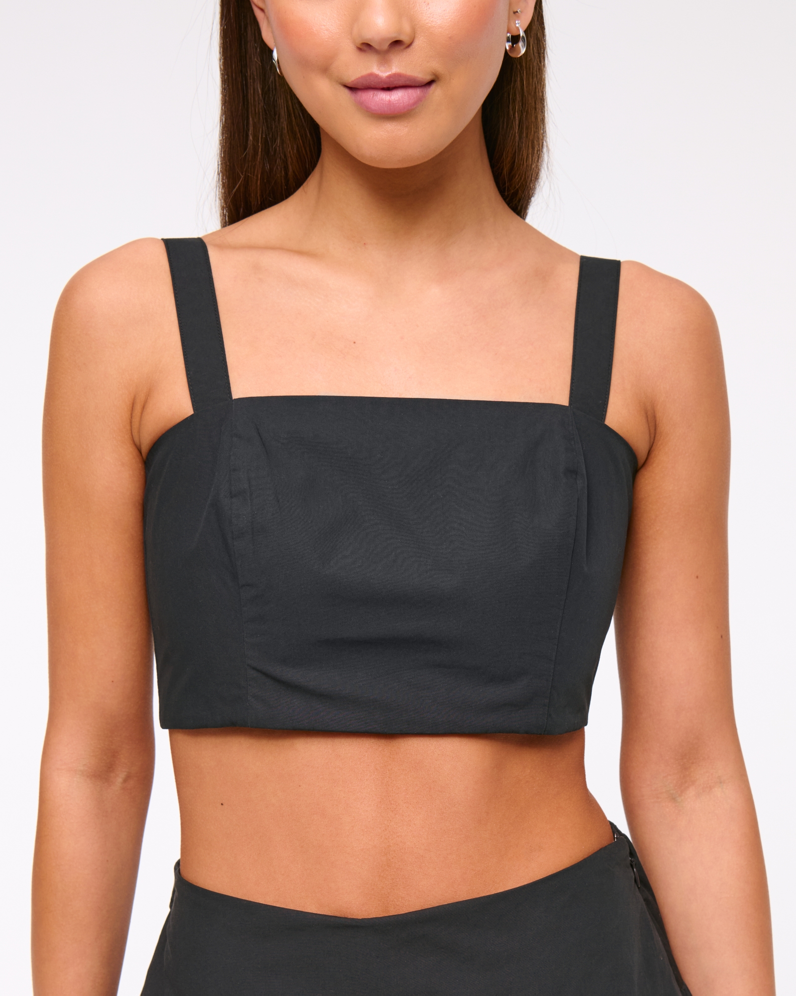 Ultra Cropped Bow-Back Cami Top