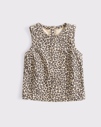 トップス Angelnumber555 leopard ribbon sleeveless KIC_140-5011-00280-409_prod1?
