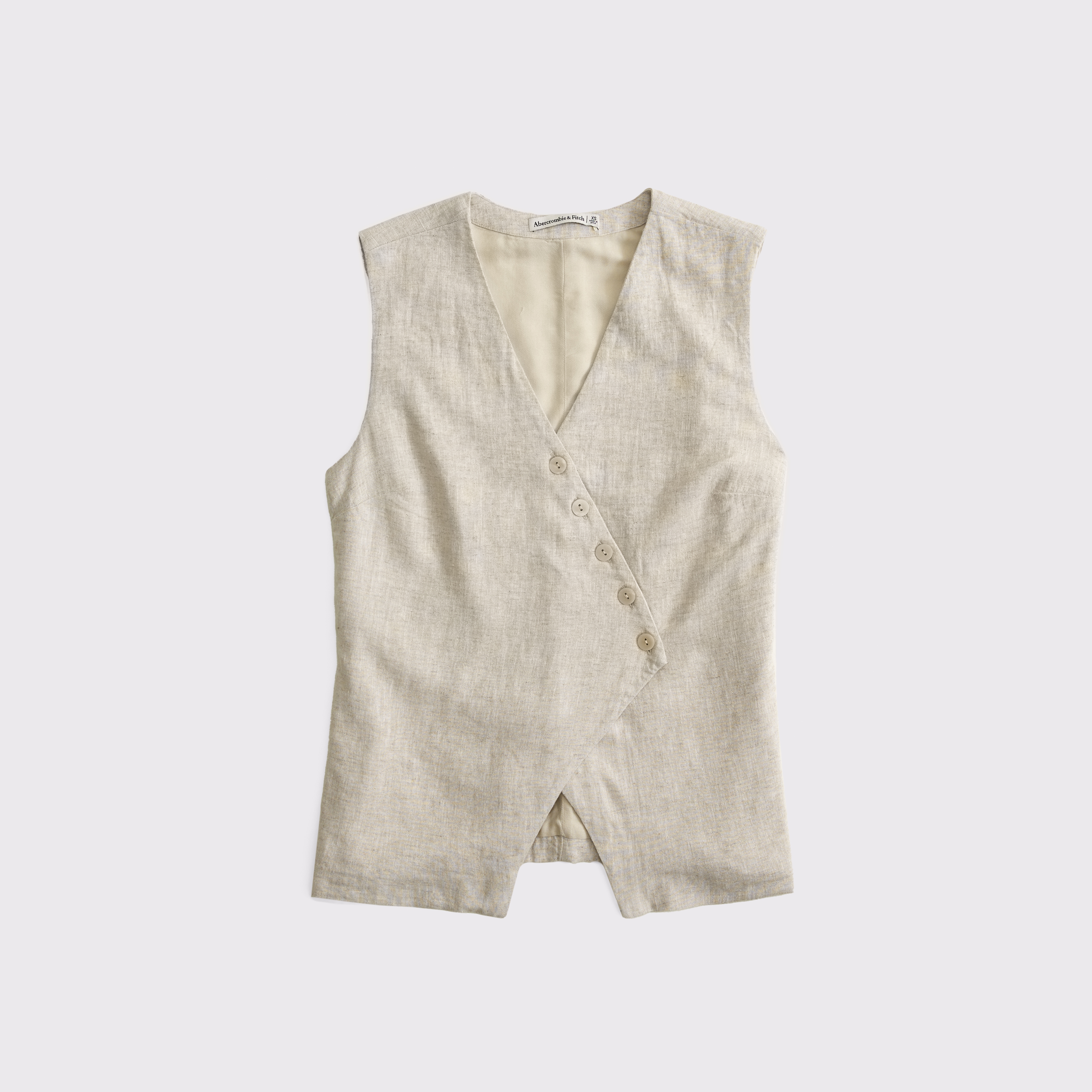 トップス ENFOLD ASYMMETRY VEST ENFOLD - エンフォルド ENFOLD 21SS スウェット ベスト アシンメトリー