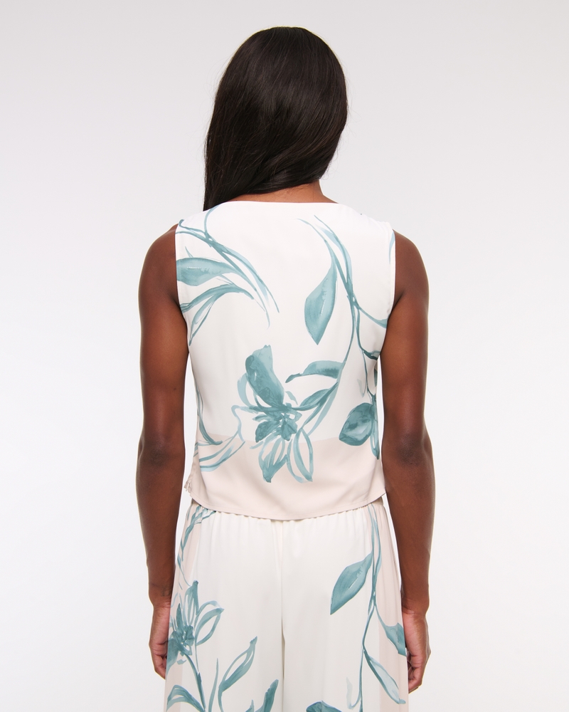Knotted Scarf Top