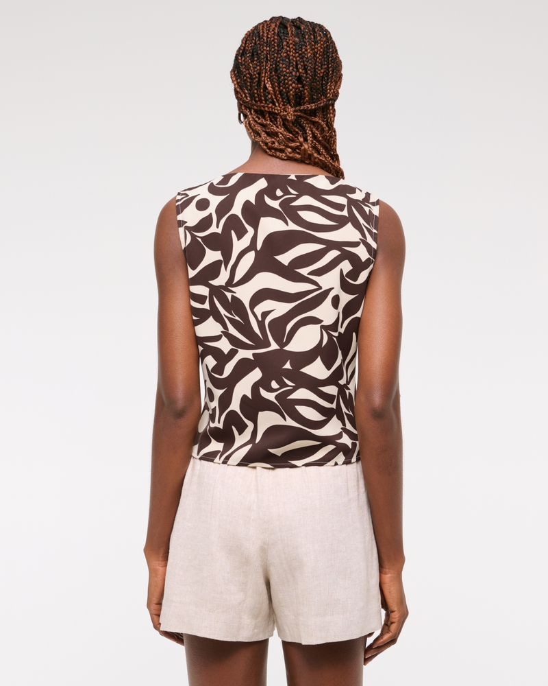 Knotted Scarf Top