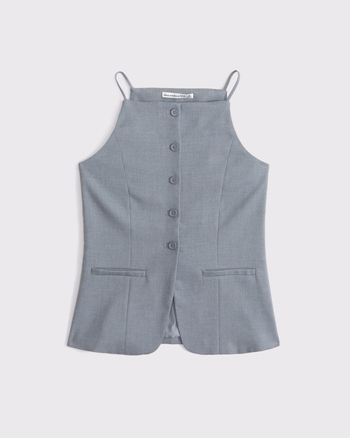 2000s Y2K Abercrombie and Fitch reversible vest | eBay