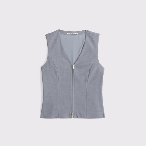 Женские жилеты Abercrombie & Fitch Tailored Zip Vest