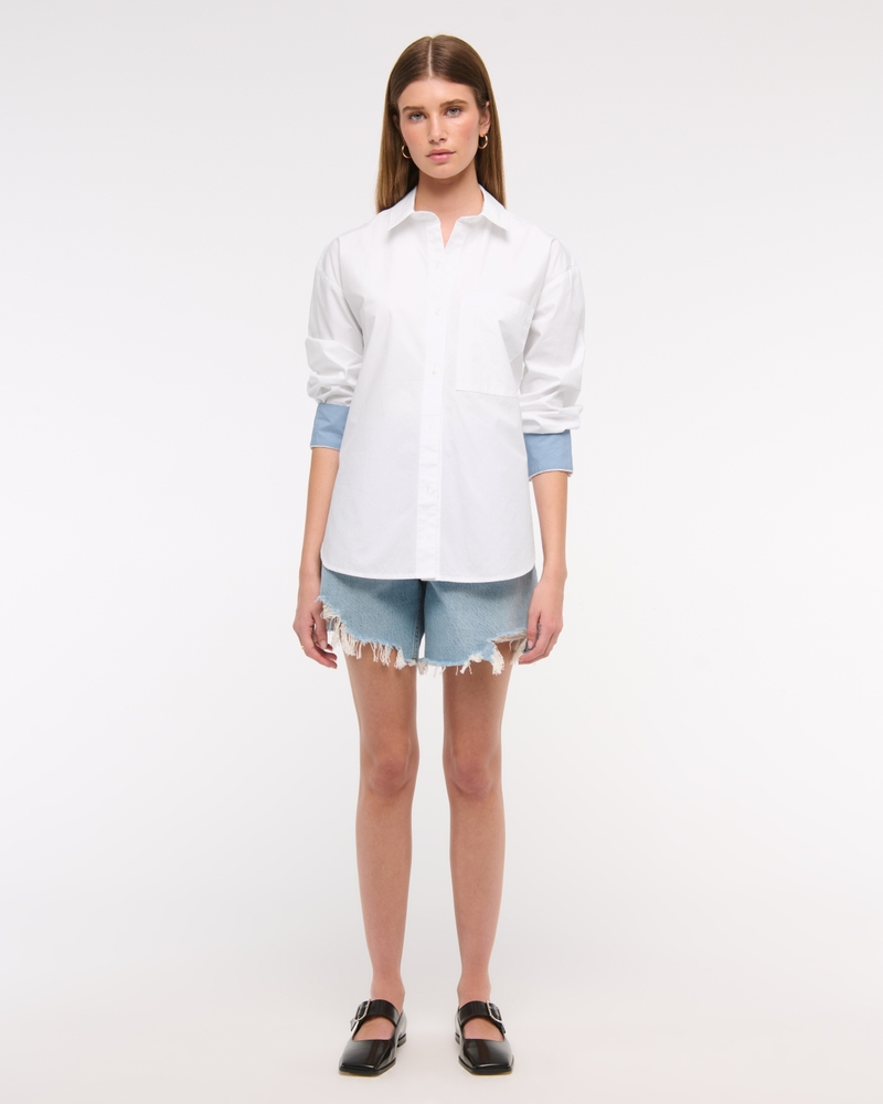 Oversized Poplin Shirt