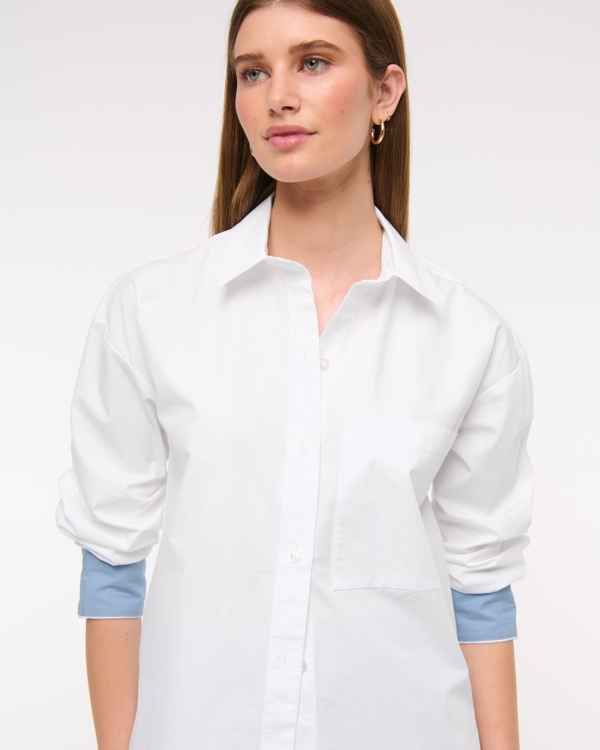 Oversized Poplin Shirt