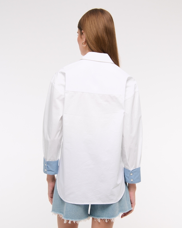 Oversized Poplin Shirt