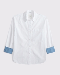 Oversized Poplin Shirt