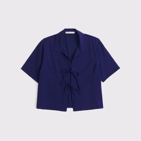 Женские топы Abercrombie & Fitch Tie-Front Top