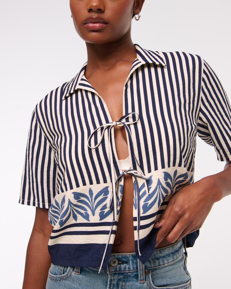 Tie-Front Top
